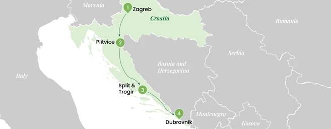 Croatian Highlights Tour: Scenic Routes and Historic Sites