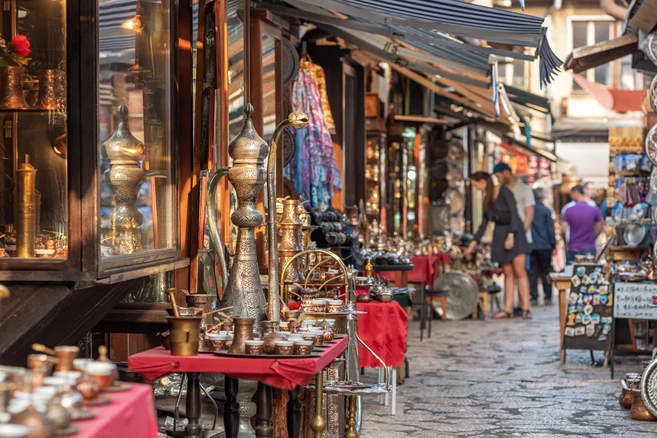 Mercadillo en Sarajevo