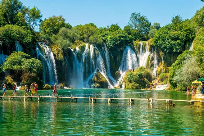 Kravice waterfalls on Trebizat River