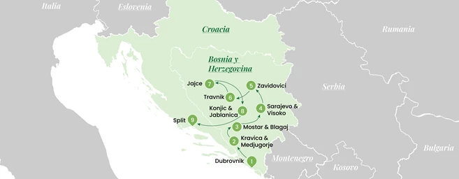 Viaje a Bosnia en grupo pequeño