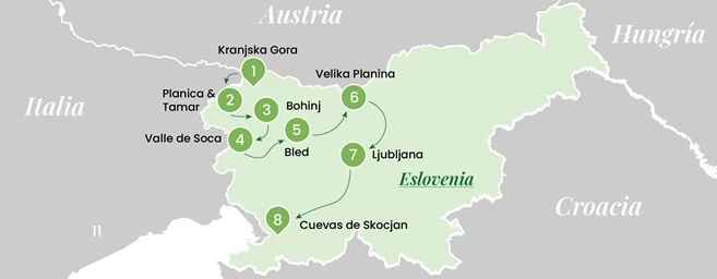 Naturaleza de Eslovenia - salidas garantizadas