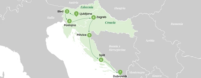 Circuito Croacia y Eslovenia