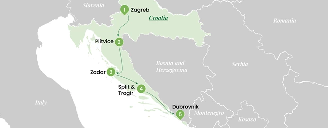 Classic Croatia Tour: Zagreb to Dubrovnik