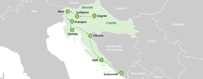 From Croatian Capitals to Slovenian Splendors