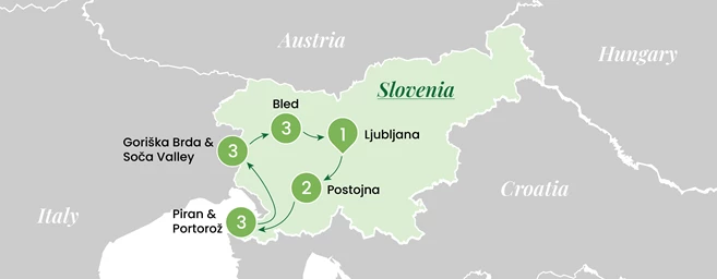Slovenia: Green Adventure From Ljubljana to Adriatic Shores