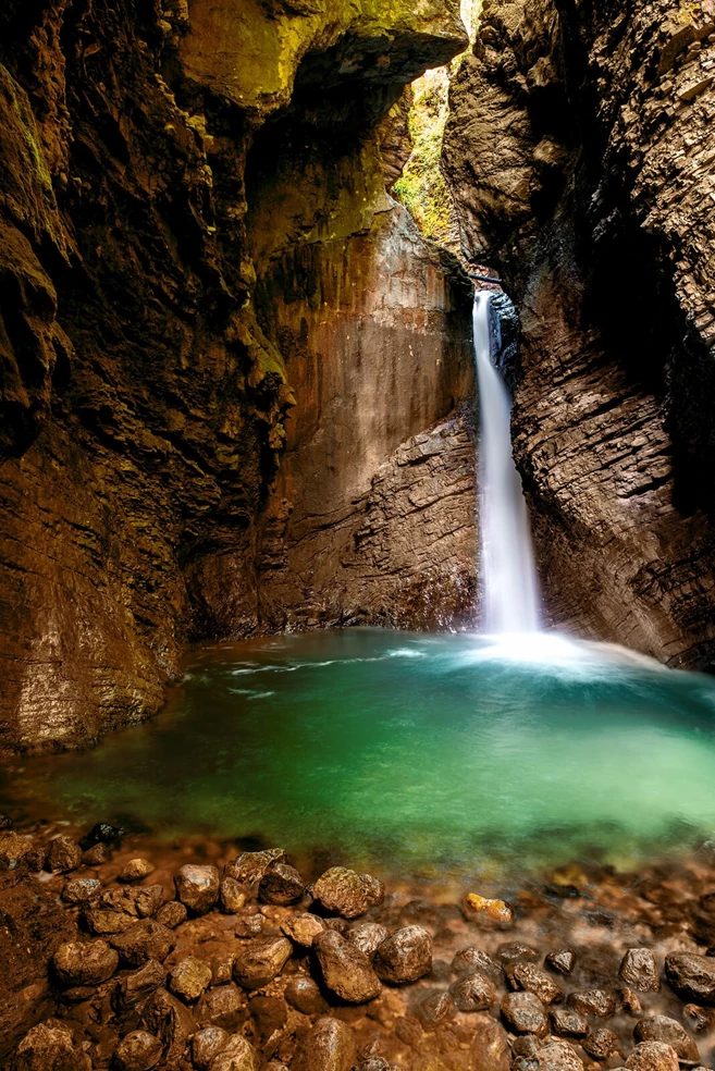 Cascada Kozjak Eslovenia