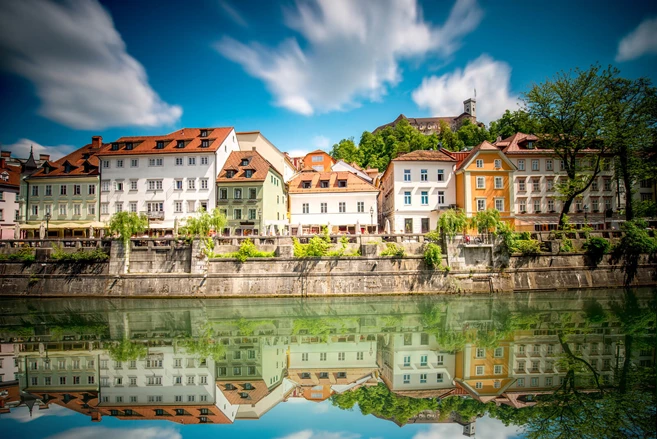 Ljubljana con castillo