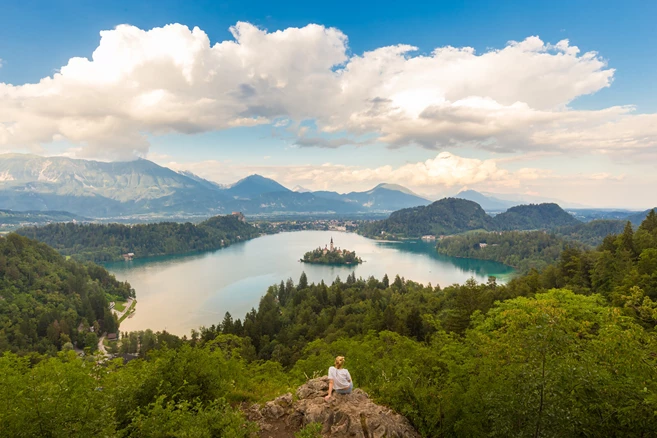 Bled panorámica Eslovenia