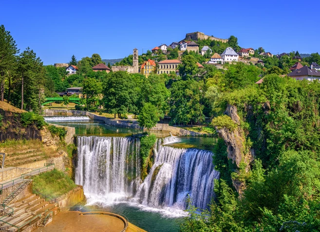 Jajce waterfalls