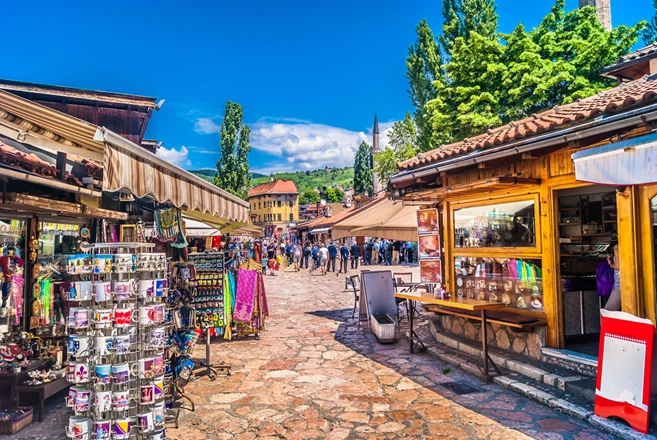 sarajevo old town bascarsija