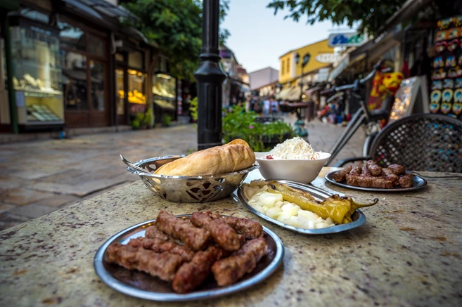 Traditional balkan food