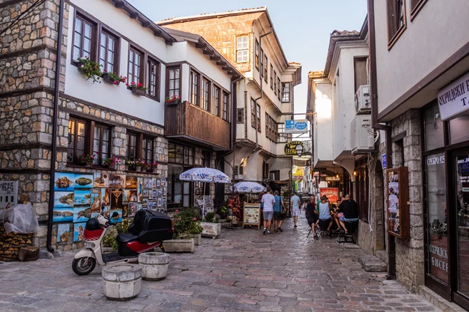 Streets of Ohrid town
