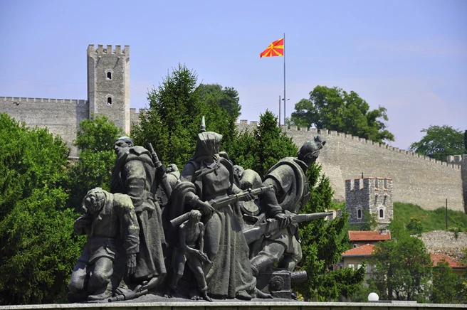 Kale Fortress in Skopje, North Macedonia
