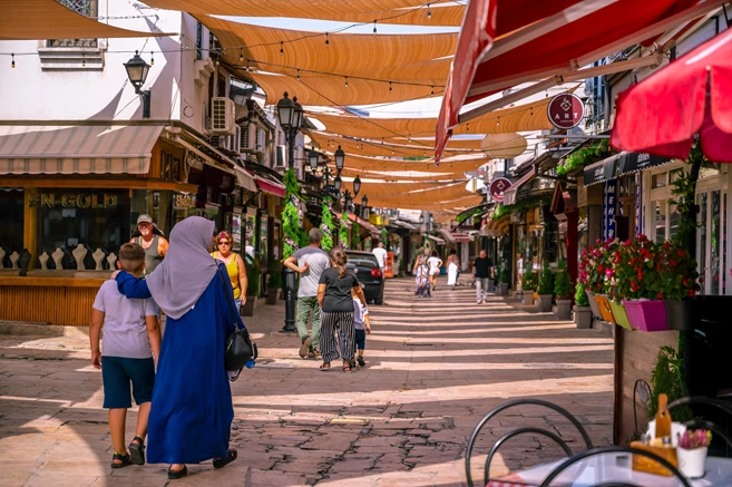 Pueblo de Ohrid en circuito por los Balcanes
