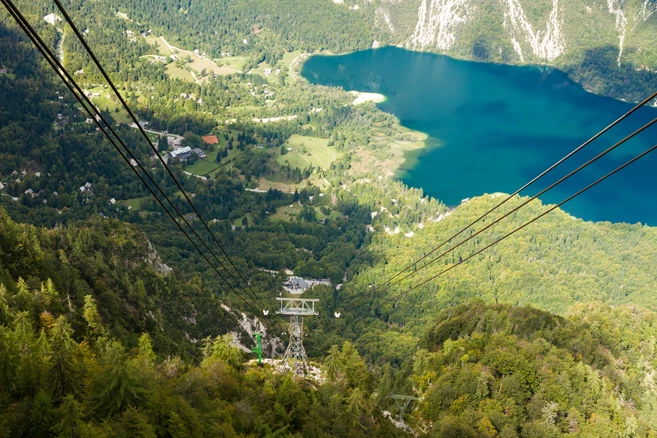 Cable car to mount Vogel