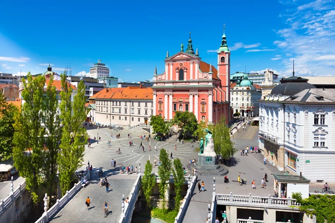 Ljubljana triple Bridges