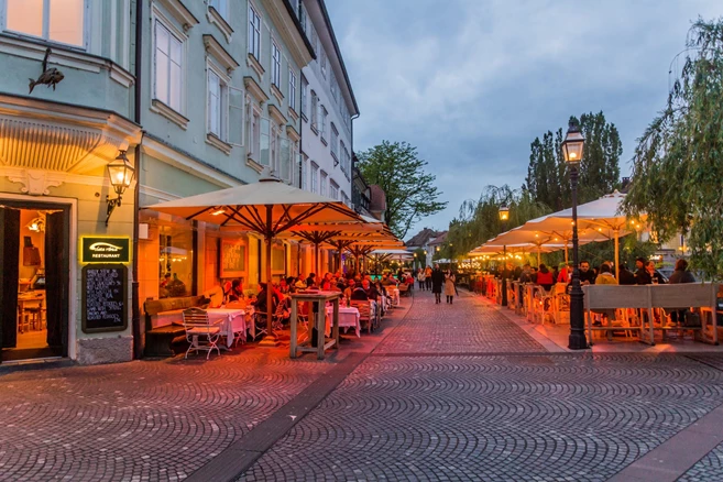 Ljubljana at night