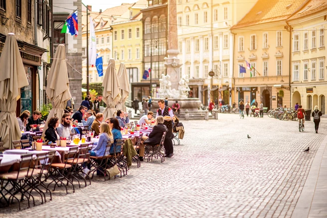 Dining in Ljubljana