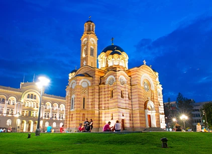 Cathedral of Christ the Saviour, Banja Luka. Bosnia and Herzegovina